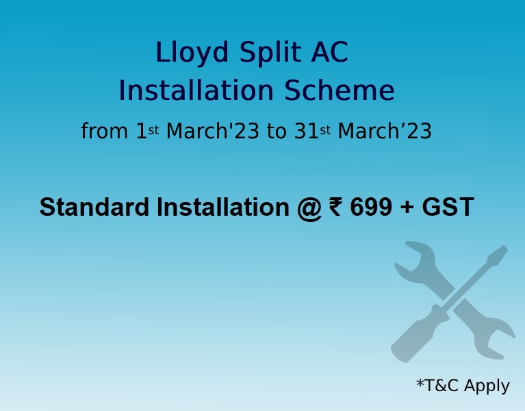 Lloyd Split AC Installation scheme